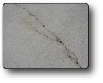 cracked concrete