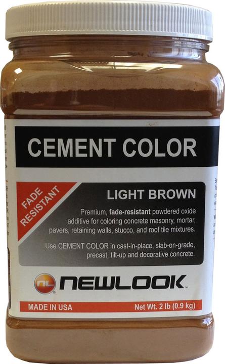 2 lb. Light Brown CEMENT COLOR product image 