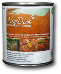 newdeck with coolstain product can