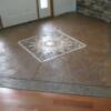 Residential Entryway
Scott Bolster of Bolster Contract & Design, PA
Base Color: Beach House Solid Color Stain
Designer Series Enhancers:: Buckskin Suede, Spanish Clay, Spanish Red, Light Oak, Light Gray
Application: Sable hair round brushes. Wet on wet.
Original flooring ceramic tiles.