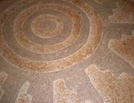 brown concrete non-slip decorative pattern