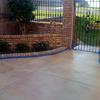 Project: Residential side patio
Achieve a comparable effect using SmartColor decorative concrete stain:
Milk Chocolate (SC-119), Grapefruit (SC-117), and/or Juneberry (SC-110).
Credit: Charlie Blalock