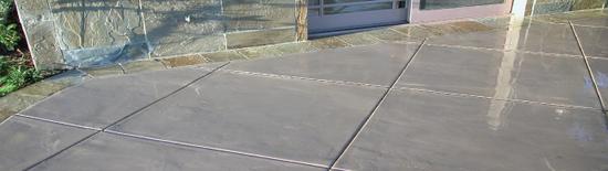SmartSeal gray sealed concrete