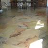 Thom Hansen of Hansen Design
Spanish Fork, UT; (801) 494-7290
Project: Saw cut basement concrete stained with ORIGINAL Solid Stain & DS Enhancer. NOTE: T. Hansen is an artisan with years of faux experience.